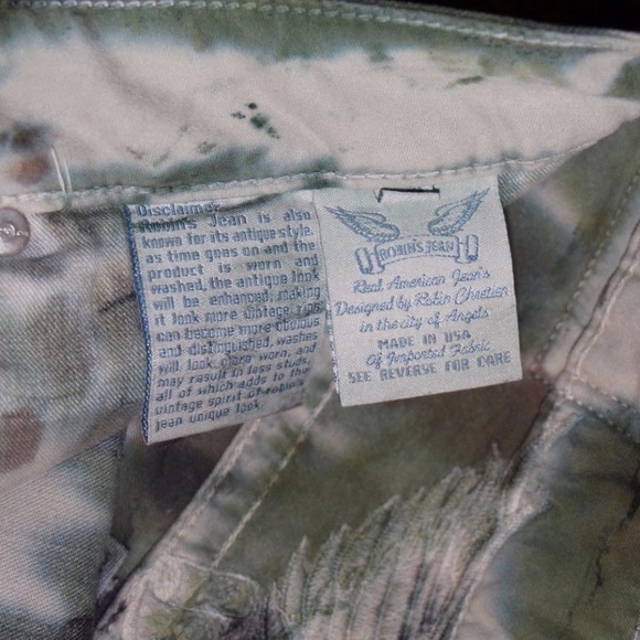 New ROBIN'S JEAN sz 29 Marlon Straight Coated Jean - Picture 8 of 8